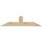 Ekena Millwork Portland Rough Sawn Timber Gable Bracket, Douglas Fir, 60"W x 15"H x 2"D x 6"F, 6/12 Pitch GBW060X15X0206POR00RDF - alternate 1